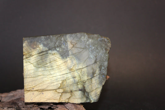 Slice - Labradorite (raw) - med