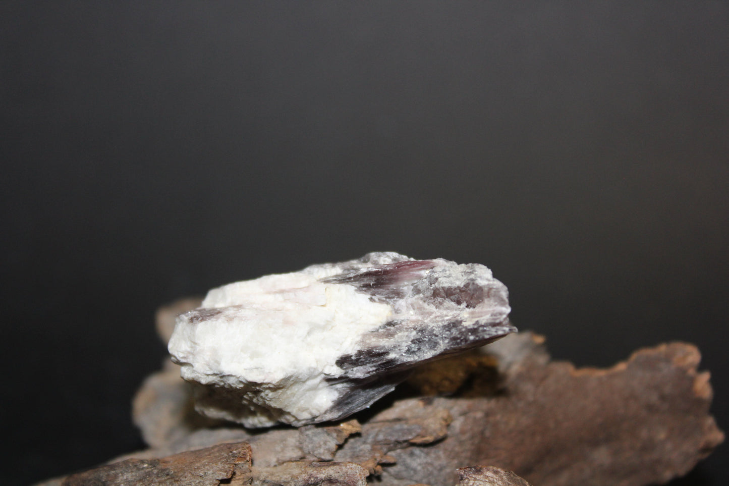 Raw - Lepidolite (on Calcite matrix with mica) - sml