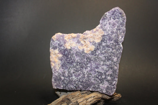 Raw - Lepidolite (stand) - lge