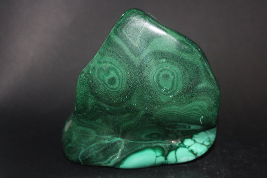 Raw - Malachite (Congo) - polished - lge