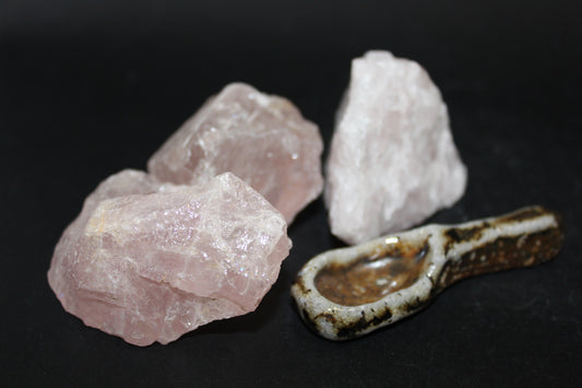 Raw - Rose Quartz - sml