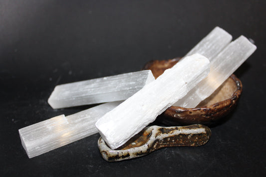 Raw - Selenite - Wand - sml