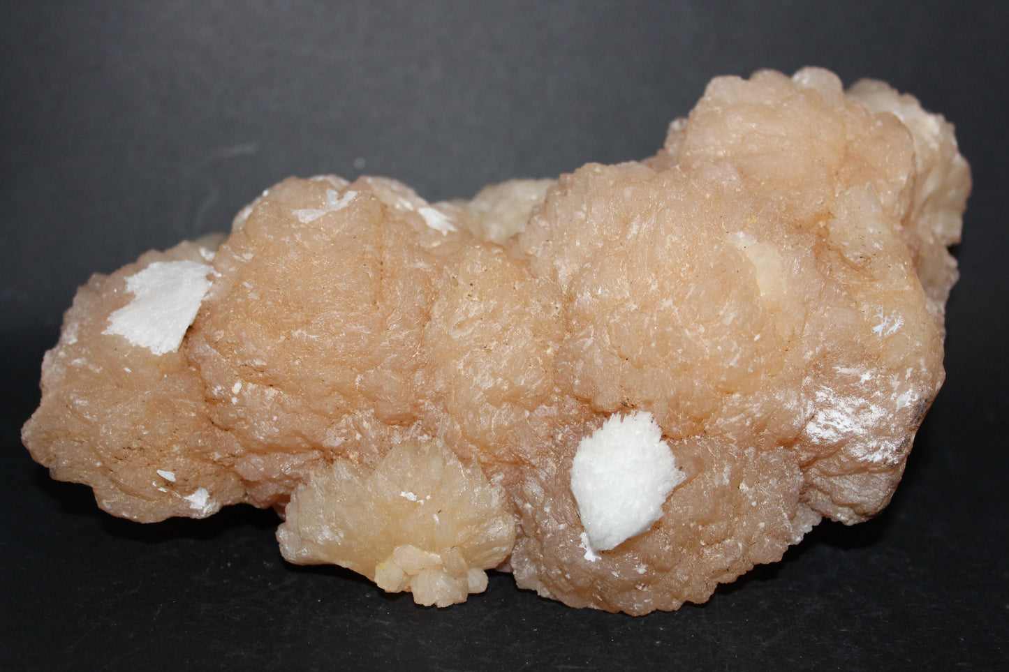 Raw - Stilbite (with Calcite) - lge