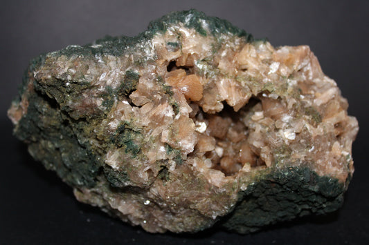 Raw - Heulandite - Green (with Apophyllite & Stilbite) - lge