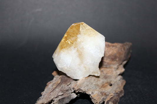 Point - Citrine (sawn base) - lge