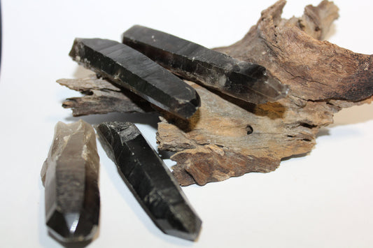 Point - Smoky Quartz (raw - dark) - sml/med