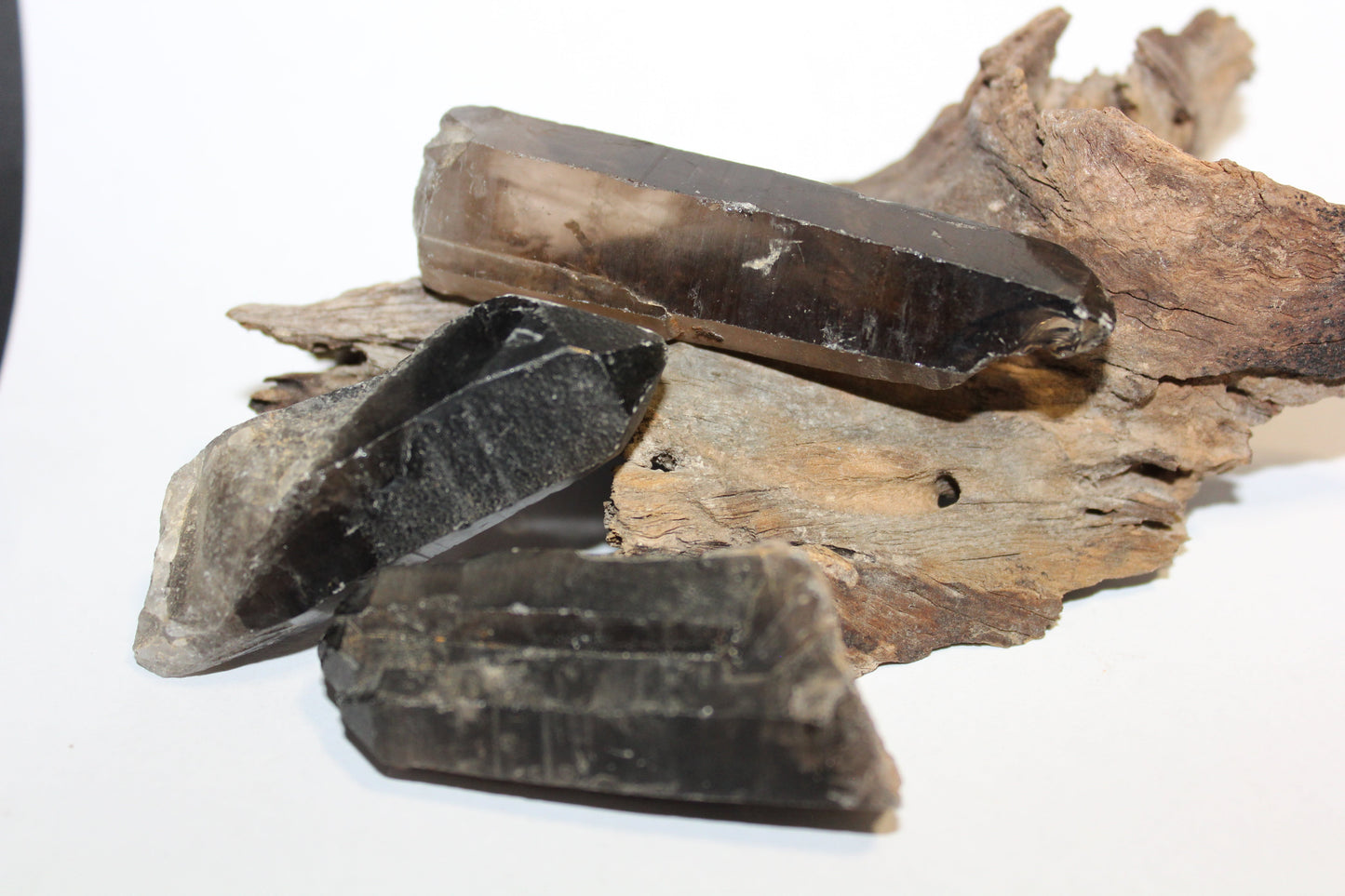 Point - Smoky Quartz (raw - dark) - sml/med