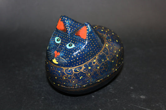 Box - hand painted (Cat)