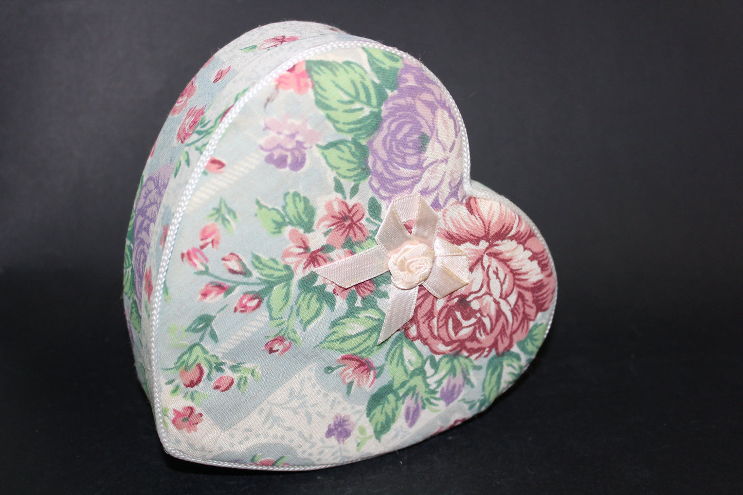Box - fabric covered (heart)