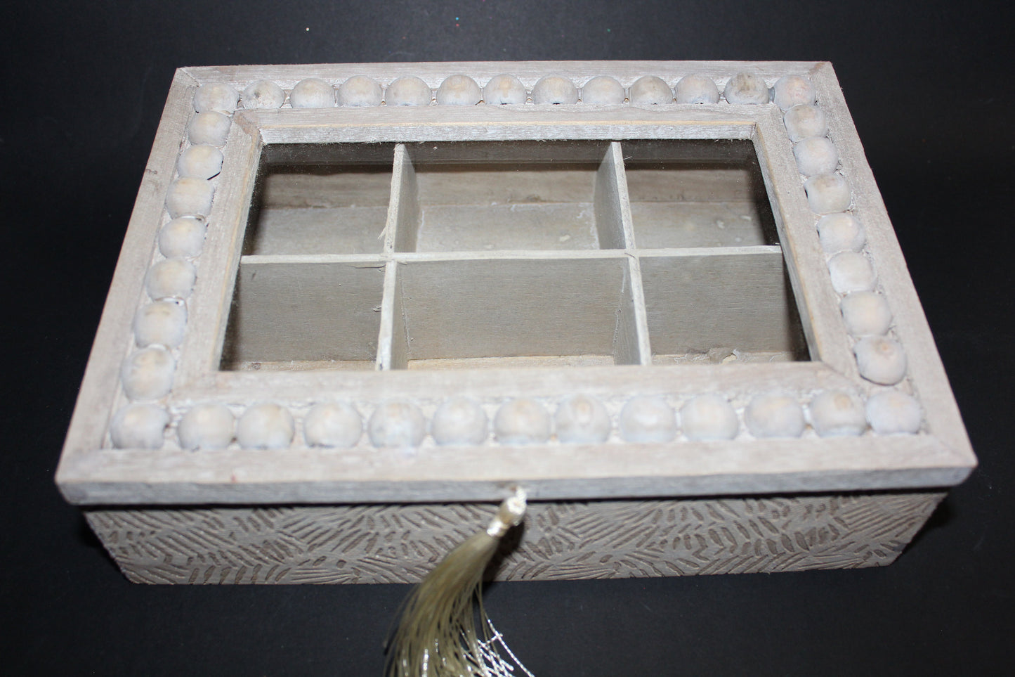 Box - timber with glass lid