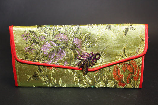 Purse - embroidered silk