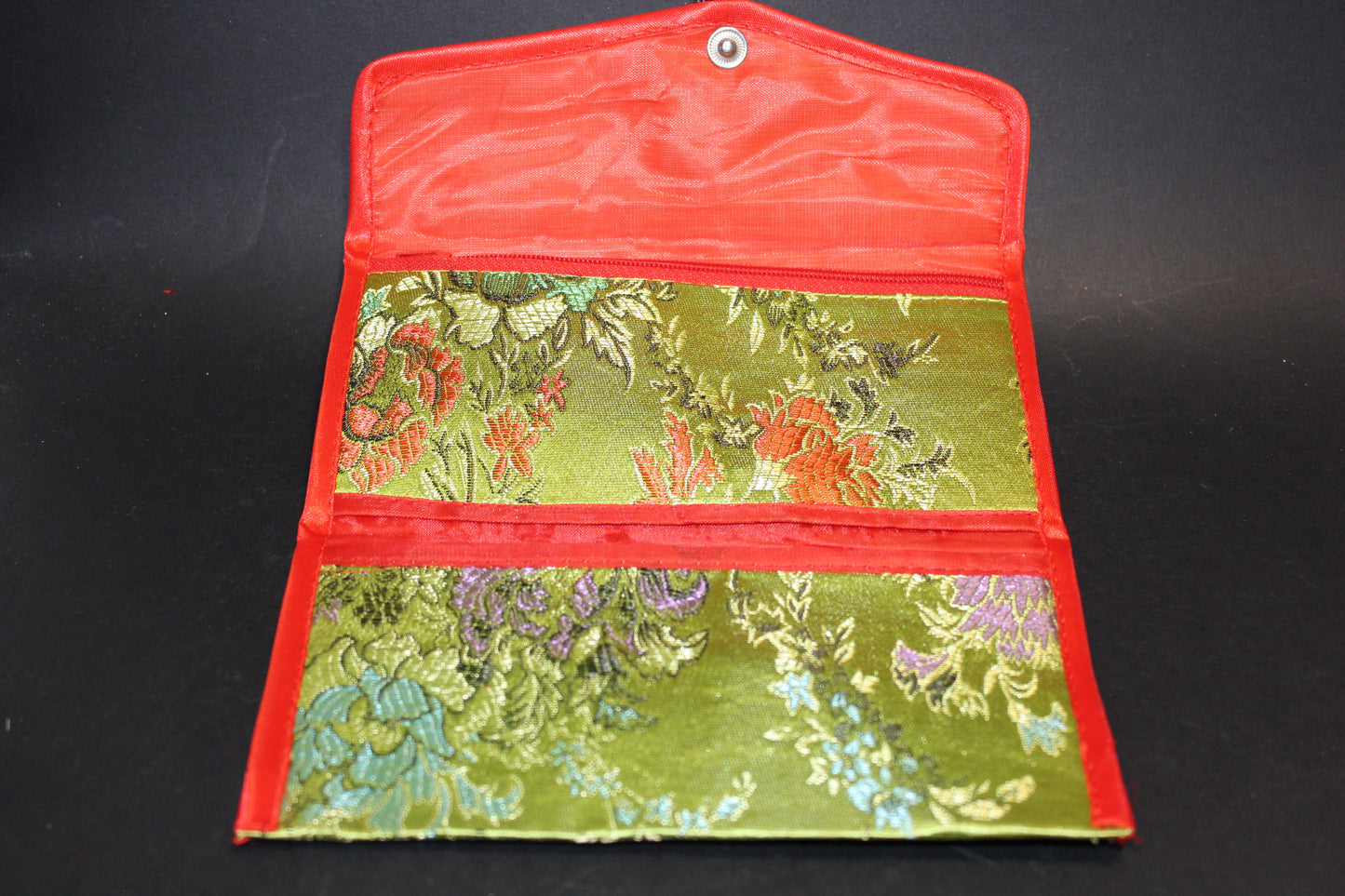 Purse - embroidered silk
