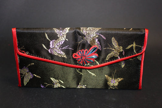 Purse - embroidered silk