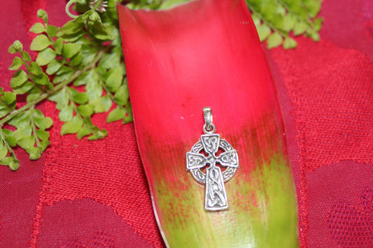 Pendant - S/S - Cross - Celtic - sml