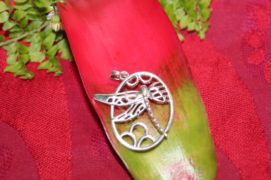 Pendant - S/S - Dragonfly  - lge