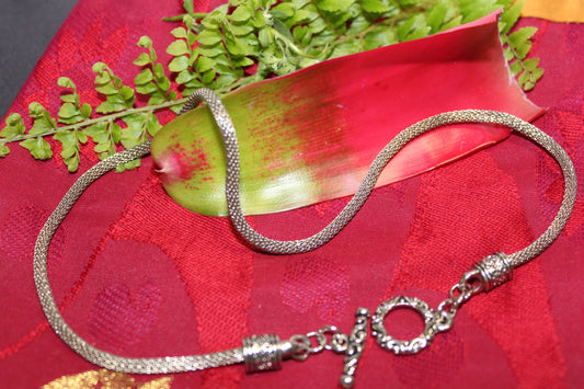 Chain - S/S - with circle and bar latch