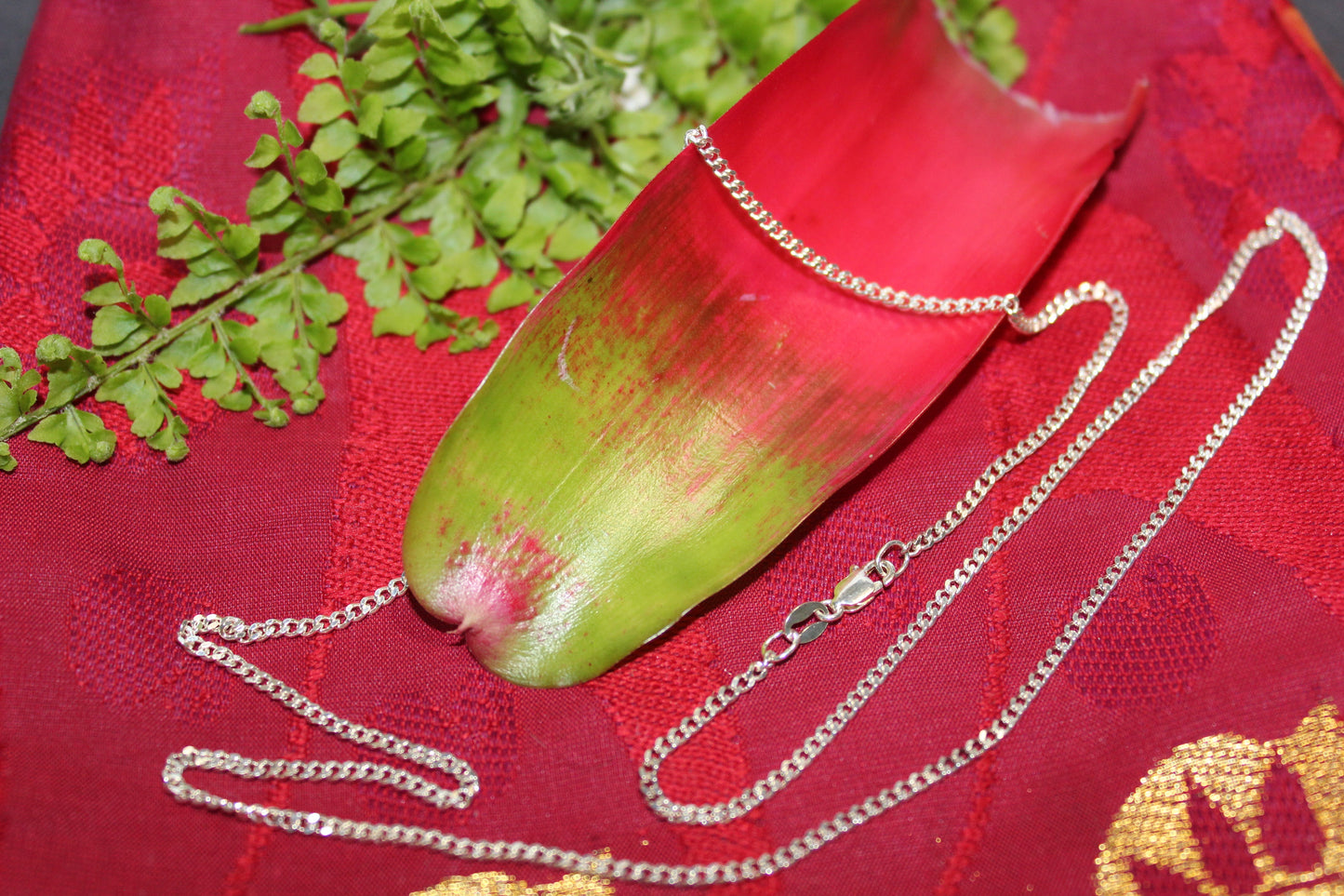 Chain - S/S - Curb link - 60cm