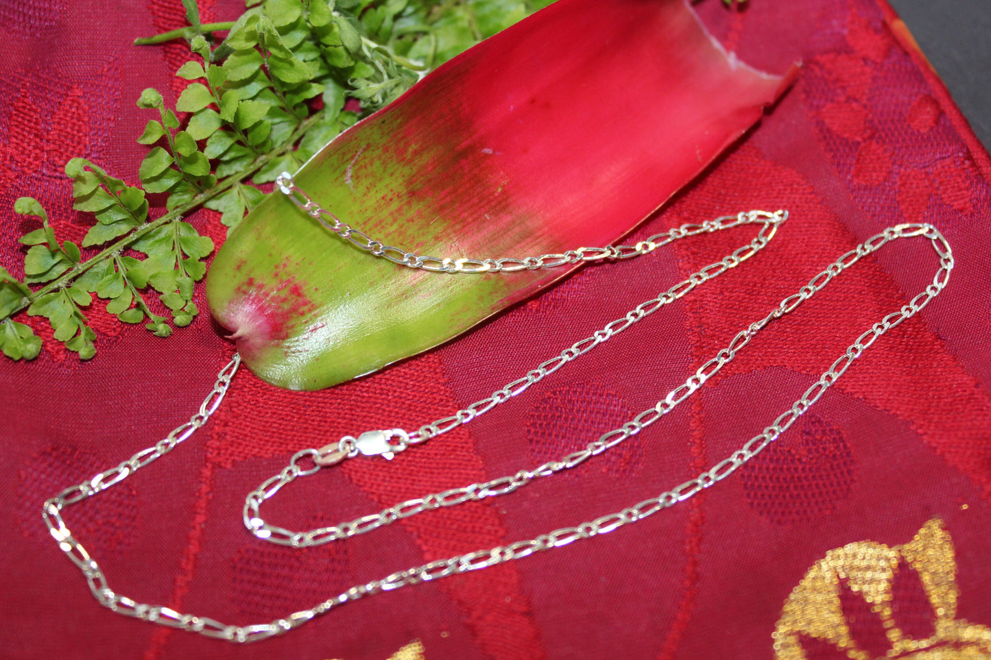 Chain - S/S - Figaro link - 50cm