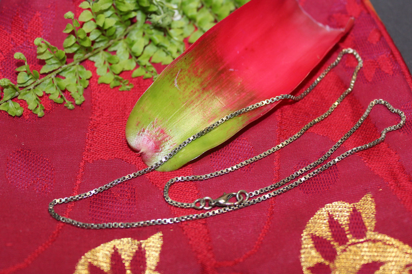 Chain - Brass - Box link - 50cm