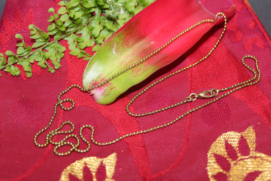 Chain - Brass - Ball link - 70cm