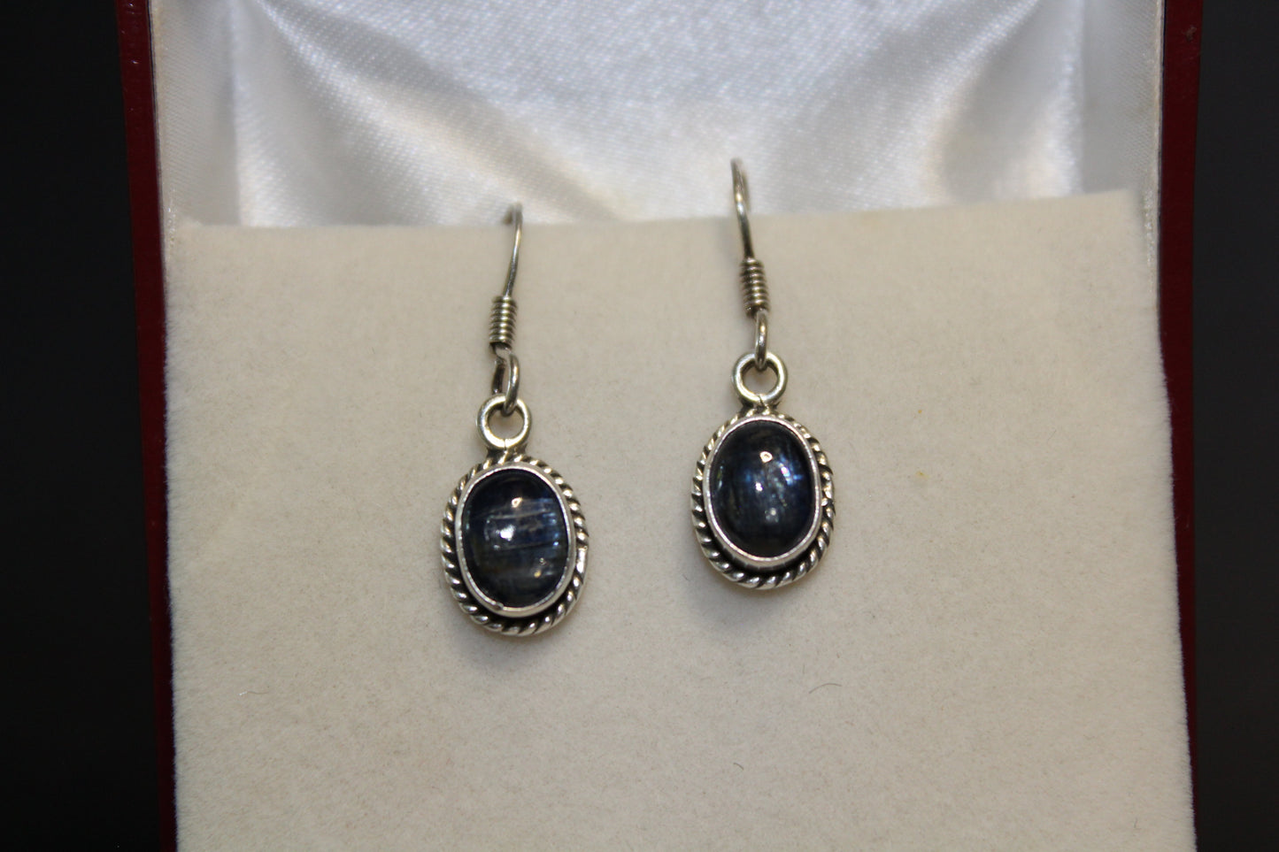 Earrings - Kyanite - oval