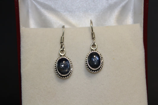 Earrings - Kyanite - oval