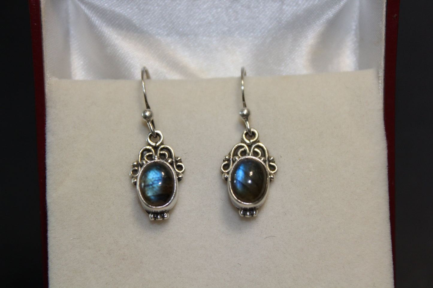 Earrings - Labradorite - oval