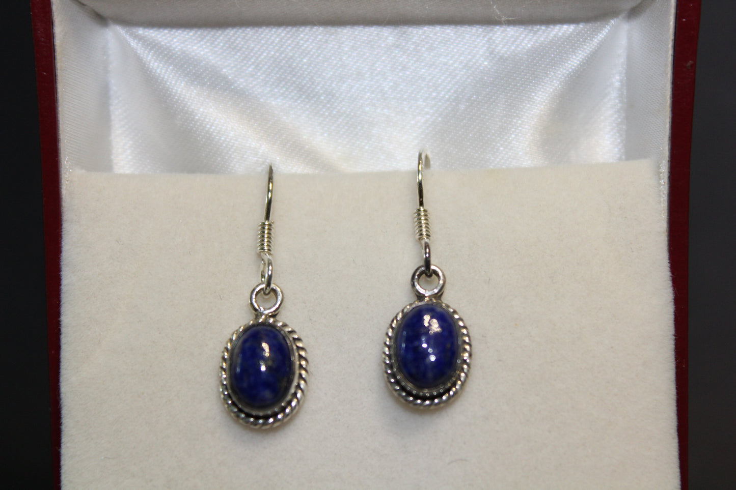 Earrings - Lapis Lazuli - oval