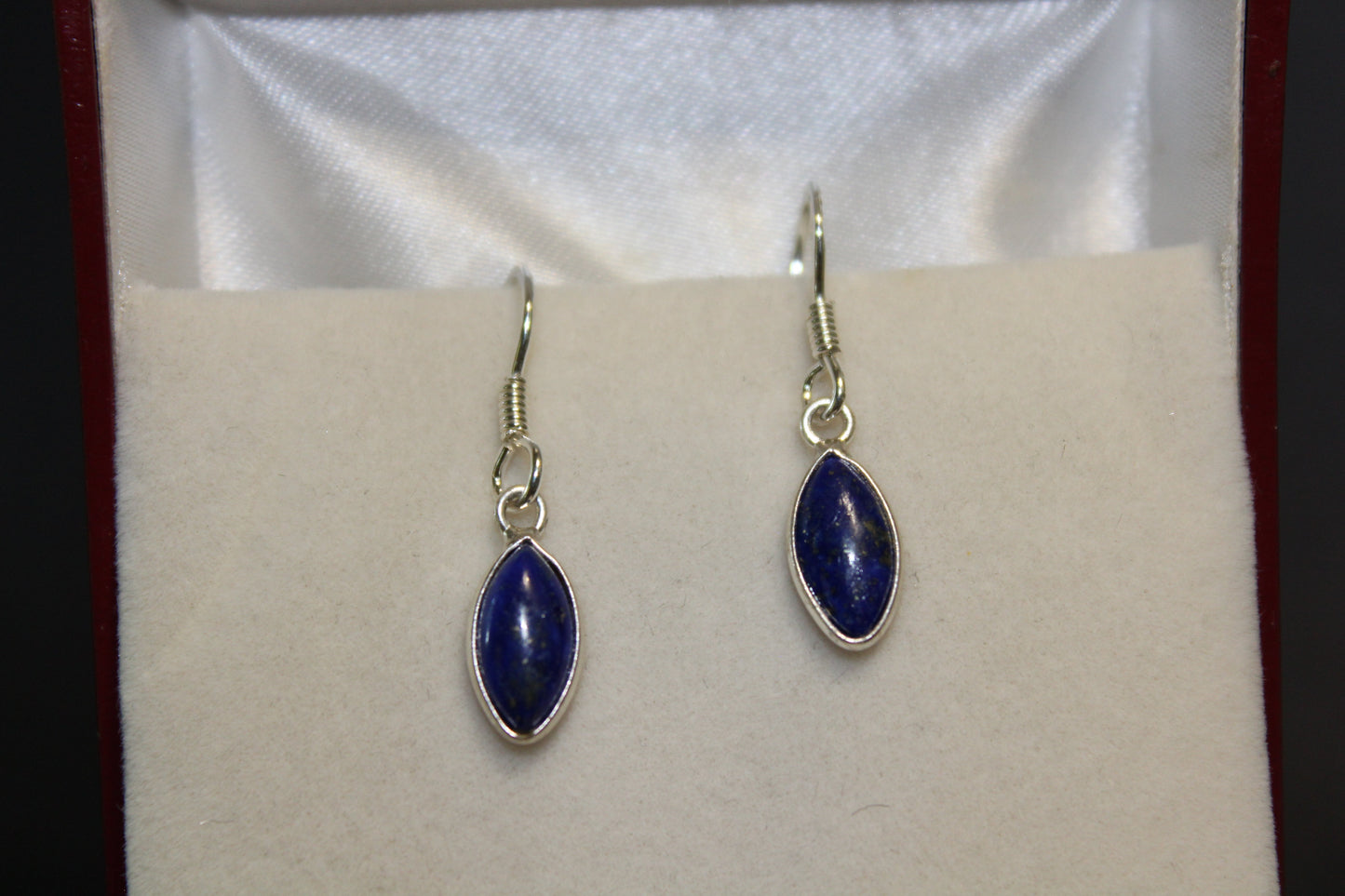 Earrings - Lapis Lazuli - oval
