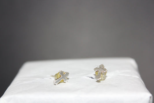 Earrings - Studs - S/S - Cross