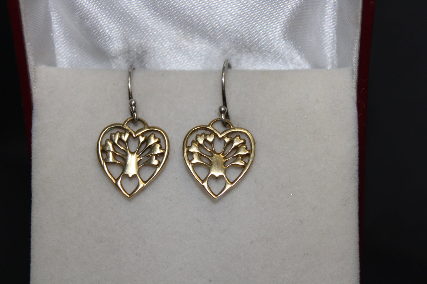 Earrings - Brass - Tree (heart)