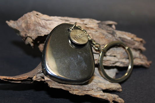 Keyring - Palmstone - Hematite