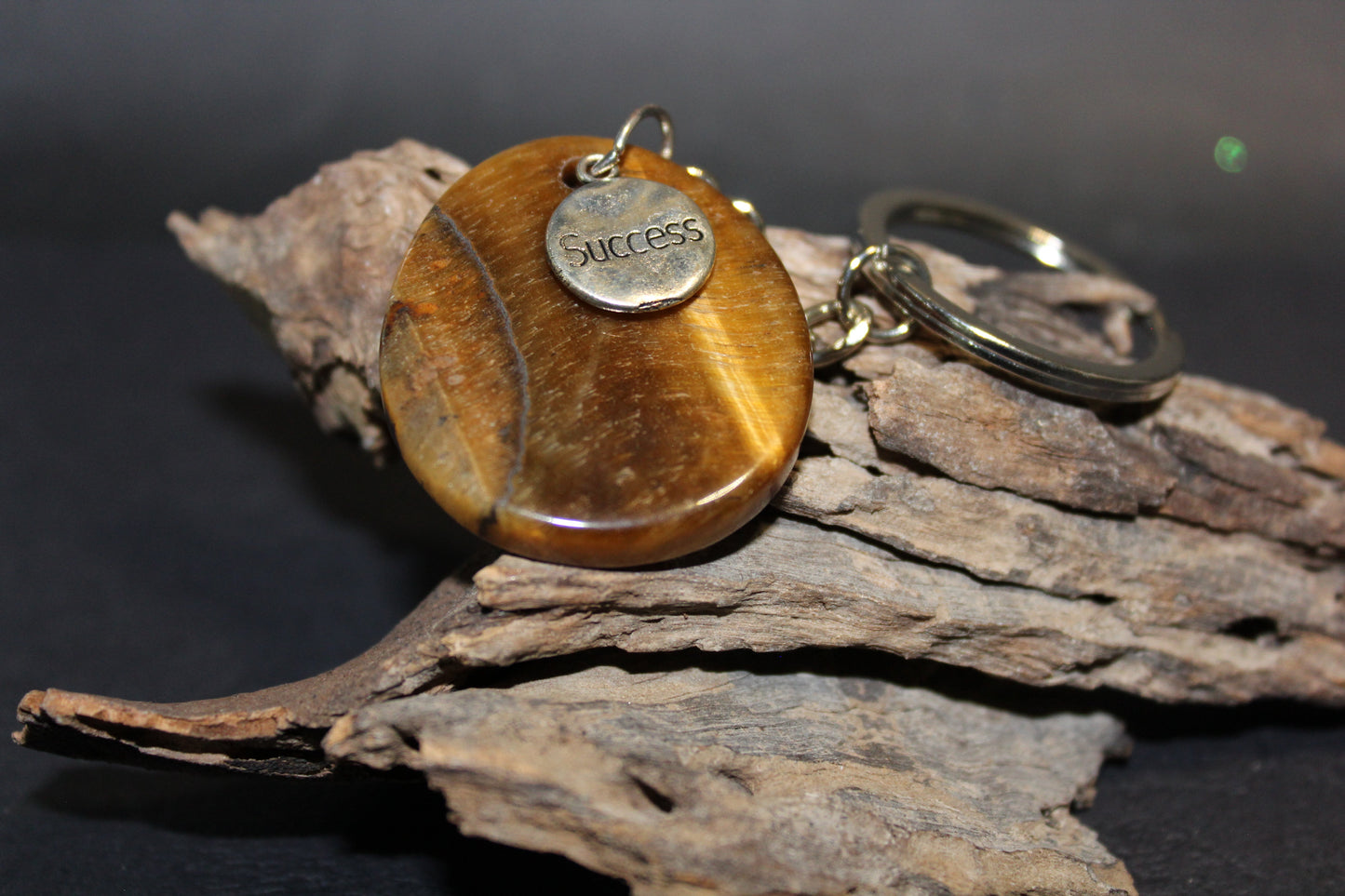 Keyring - Palmstone - Tiger Eye