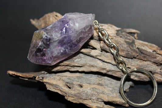 Keyring - Point - Amethyst