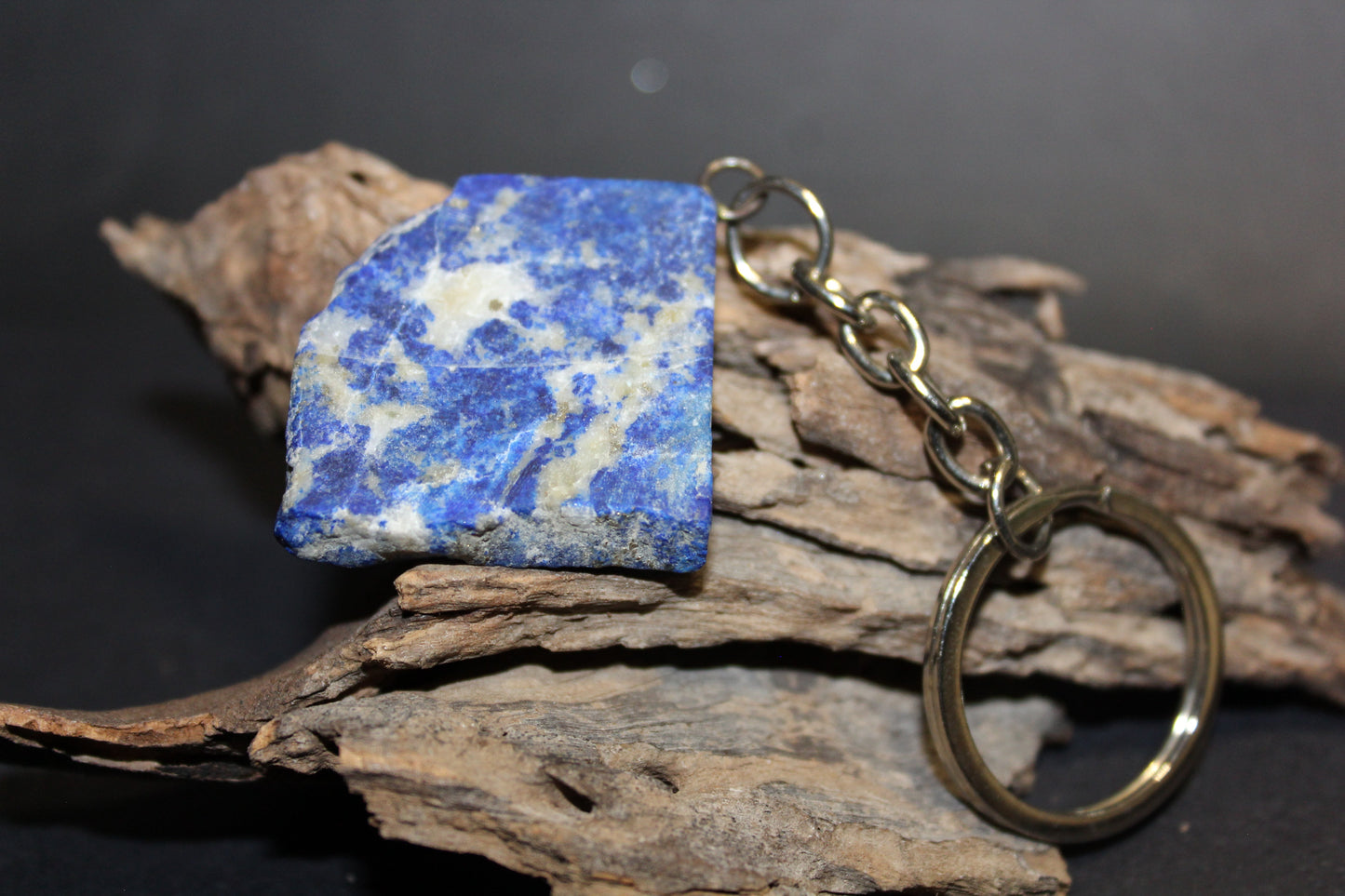 Keyring - Raw - Lapis Lazuli