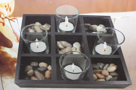 Candle Holder - Tealight - 4 piece square