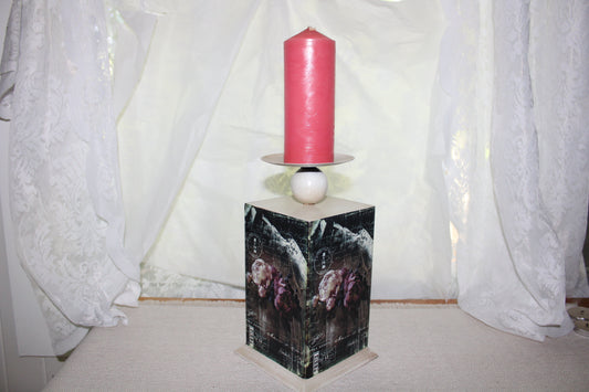 Candle Holder - French - Inspirational Roses