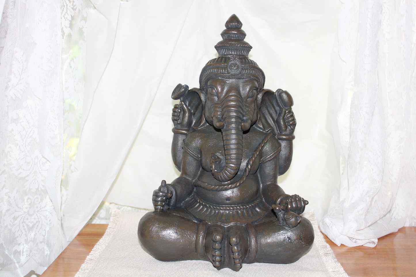 Statue - Ganesha - Garden - Brown