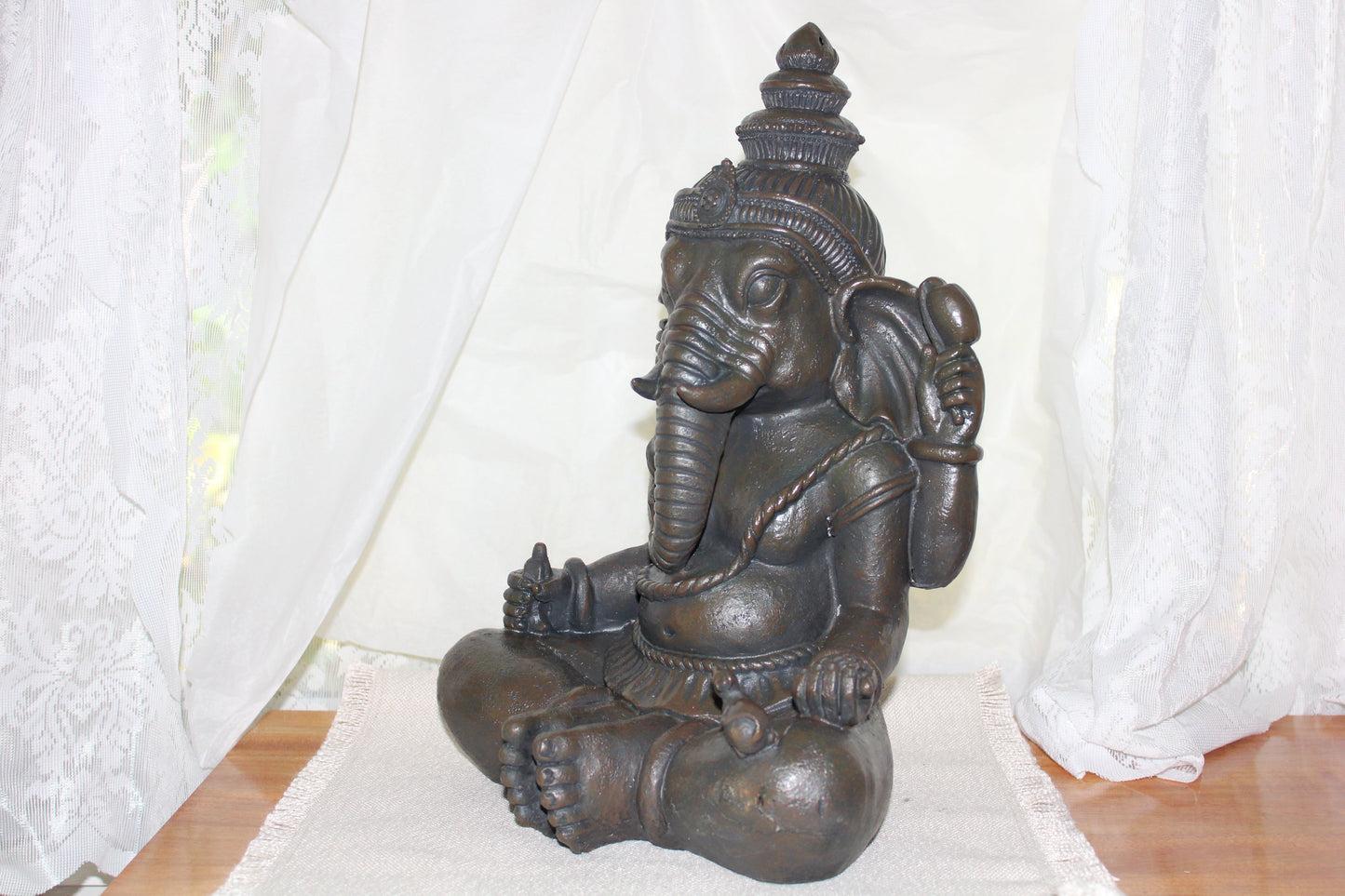 Statue - Ganesha - Garden - Brown