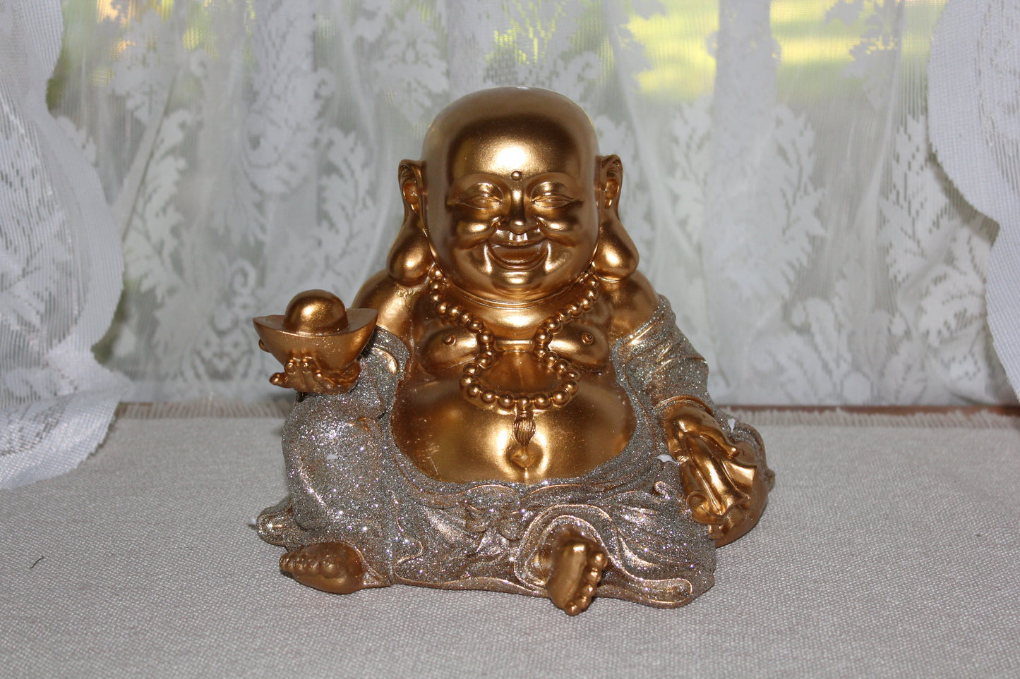 Statue - Buddha - Happy Monk (wealth)