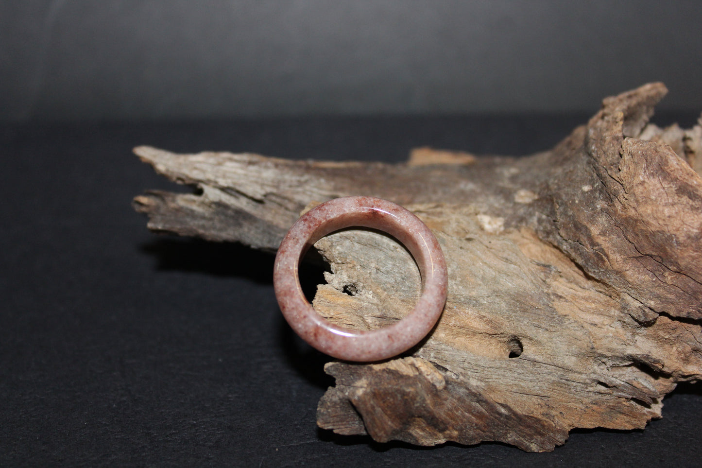 Ring - Carved Crystal - Red Aventurine