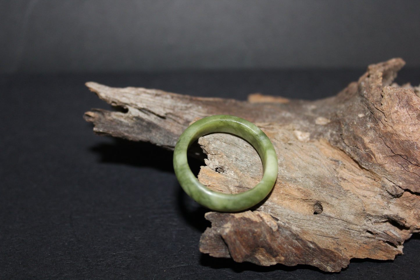 Ring - Carved Crystal - Jade