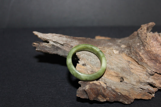 Ring - Carved Crystal - Jade