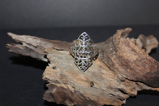 Ring - Stirling Silver - Filigree