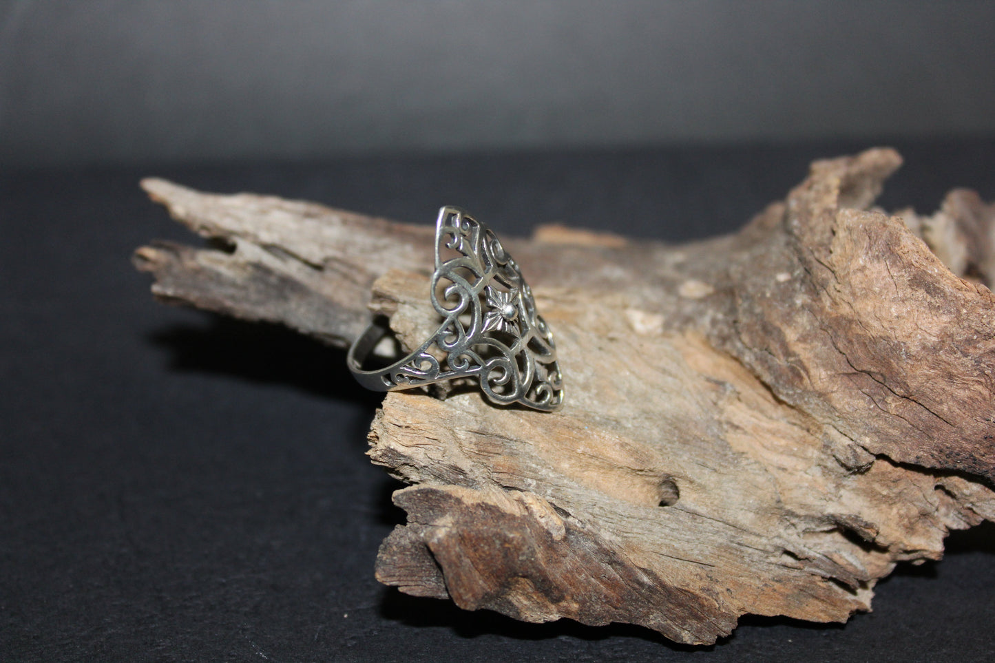 Ring - Stirling Silver - Filigree