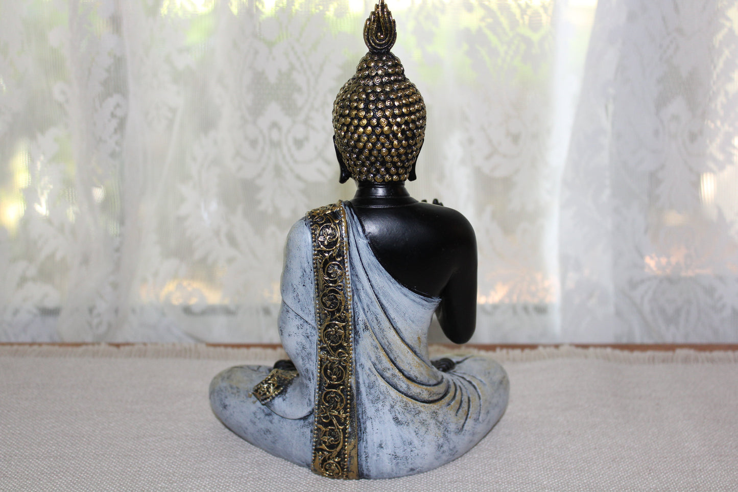 Statue - Buddha - Thai (blue/gold robe)