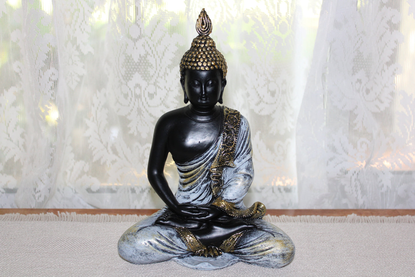 Statue - Buddha - Thai (blue/gold robe)