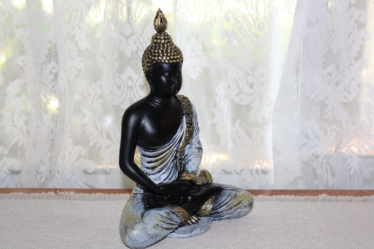 Statue - Buddha - Thai (blue/gold robe)