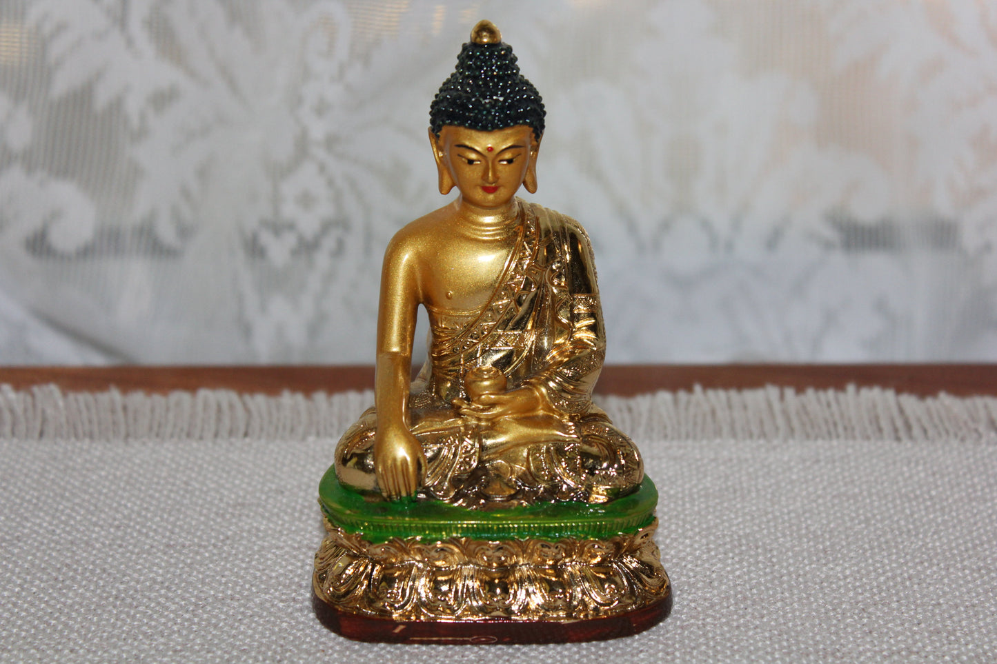 Statue - Buddha - Rulai (Medicine - gold/hand painted)