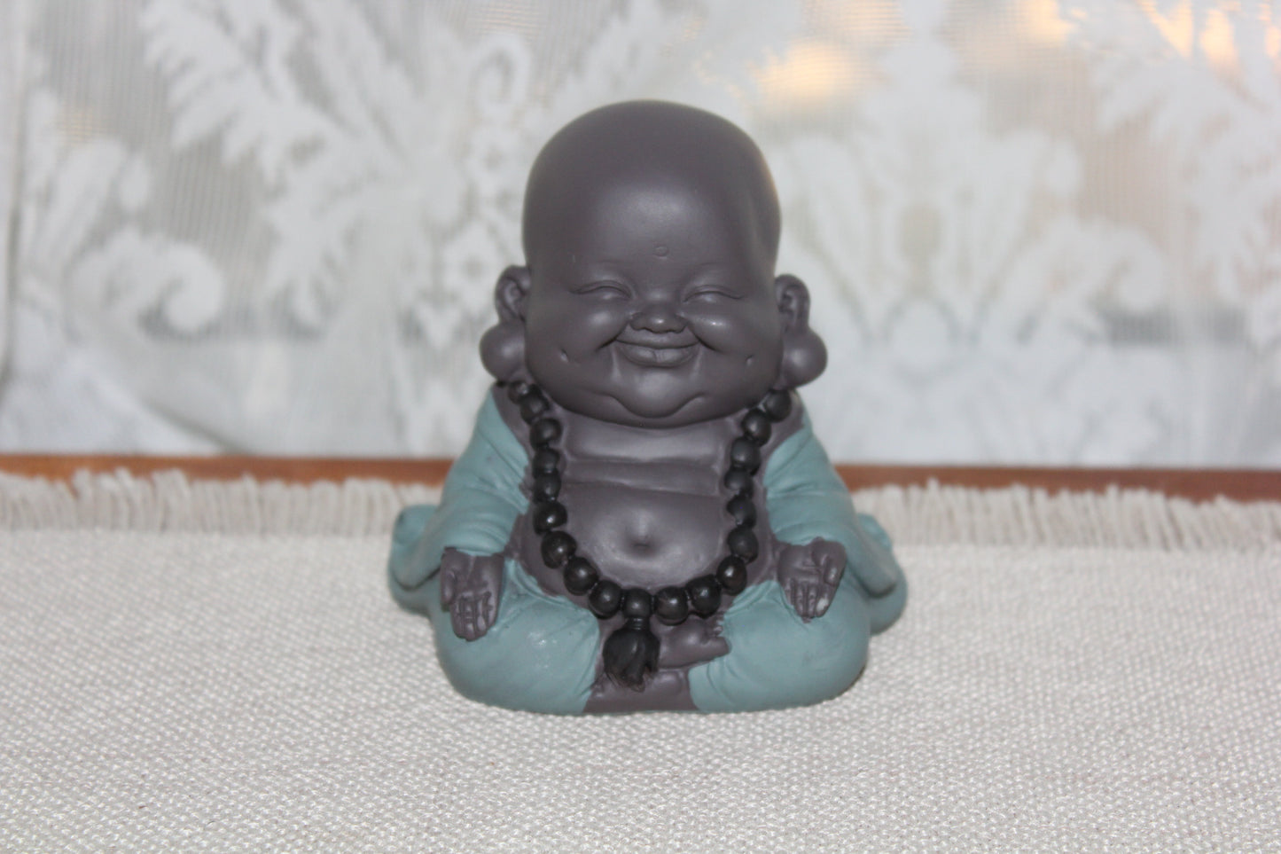 Statue - Buddha - Cute (turquoise robe)